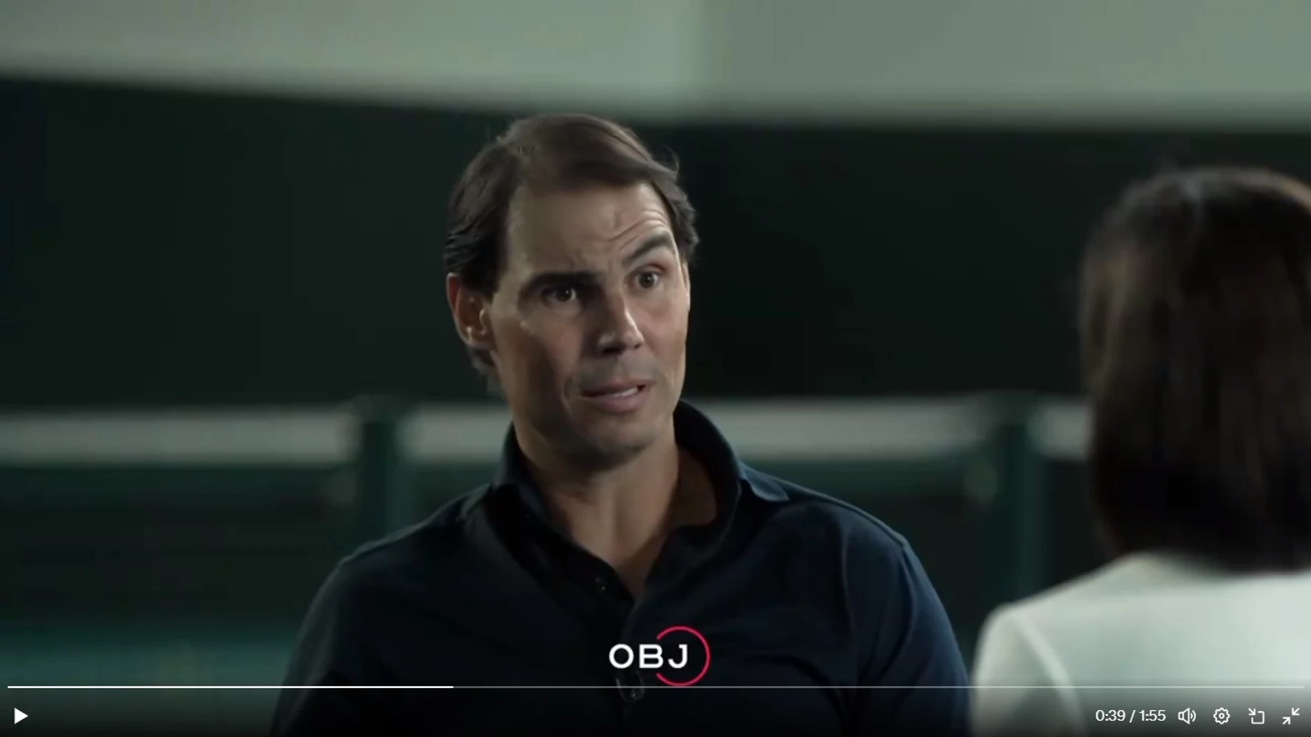 Nadal, con Ana Pastor, hablando de feminismo