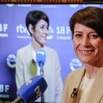 Debate electoral de la candidata del BNG Ana Pontón y del candidato del PSOE Xosé Ramón Besteiro