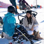 Meghan Markle en la nieve.