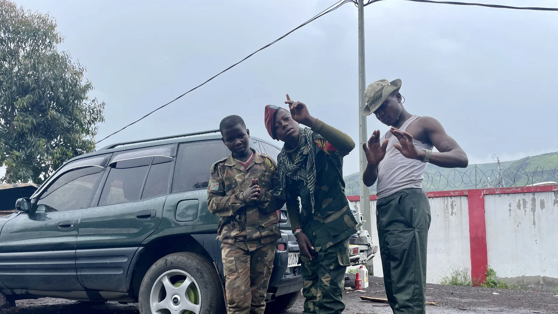 Niños soldado en República Democrática del Congo.