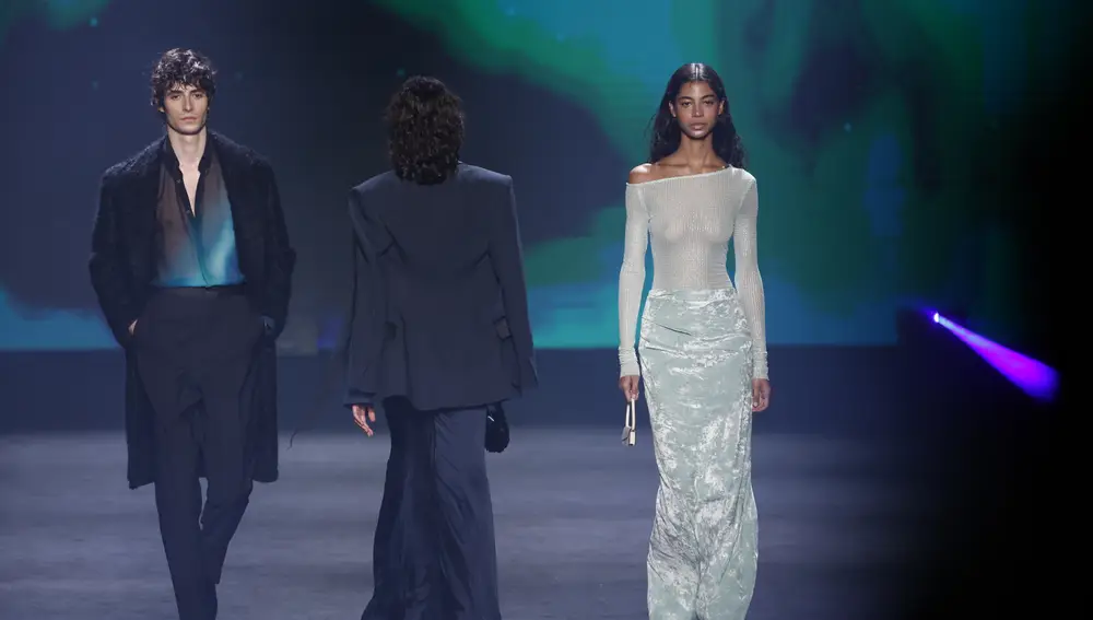 Desfile de Pedro del Hierro en la MBFW de Madrid de febrero de 2024