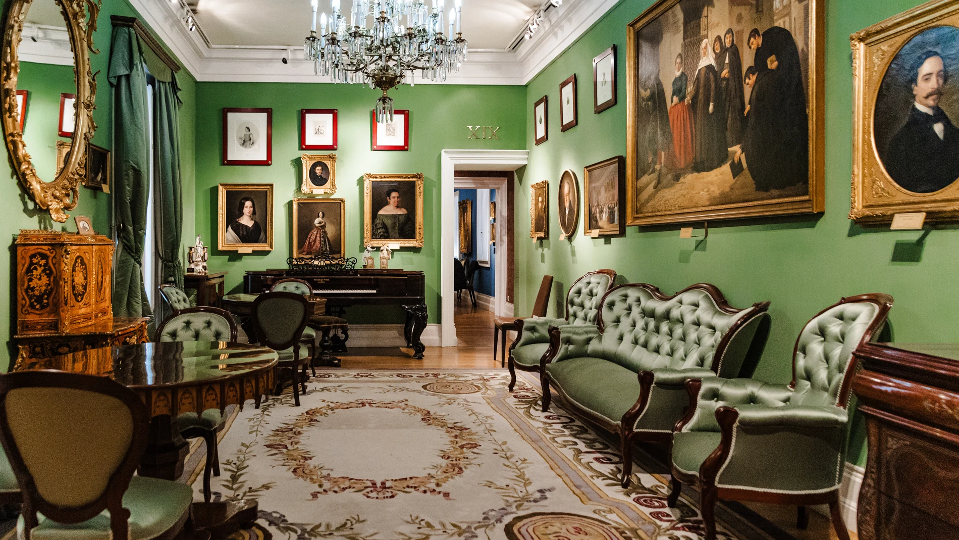 Una sala en el Museo del Romanticismo, a 15 de febrero de 2024, en Madrid (España). El Museo del Romanticismo es un museo de titularidad estatal. El espacio conserva una colección de objetos históricos y artísticos centrada en la vida cotidiana y las costumbres del siglo XIX, con especial atención a la corriente estética del Romanticismo. 15 FEBRERO 2024;MUSEO;RECURSOS;ROMANTICISMO;PINTURA;ARTE Carlos Luján / Europa Press 15/02/2024