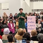 Pontón, hoy, en el acto celebrado en Santiago. 