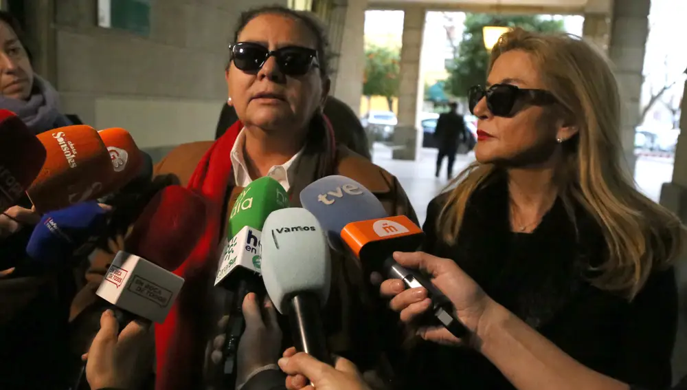 María del Monte declara en el juzgado por el robo en su domicilio