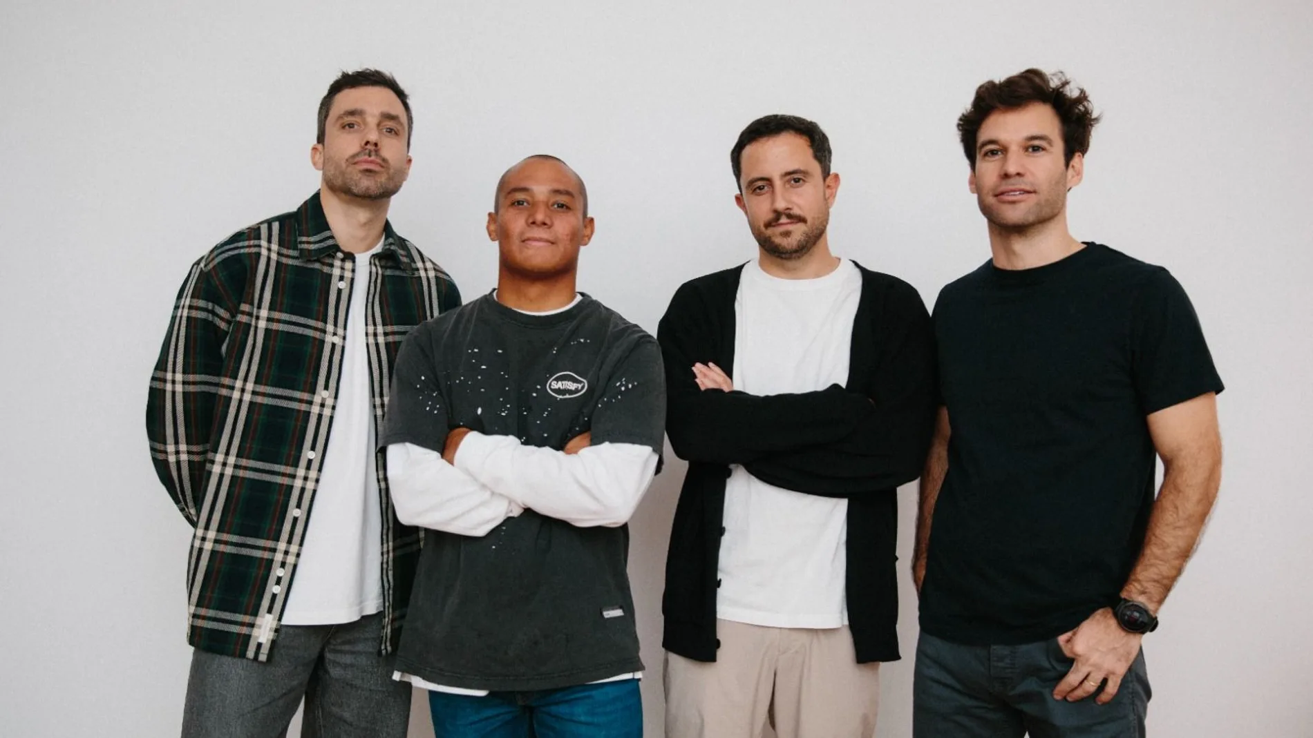 André Mendes, Danny Saltaren, Salvador Serrano y Jorge Lana