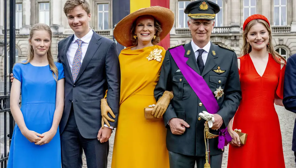 La familia real de Bélgica
