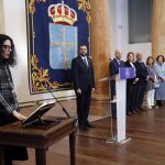 ASTURIAS.-Vanessa Gutiérrez afronta el cargo de consejera con "ilusión" y sabiendo que "tiene mucho trabajo por delante"