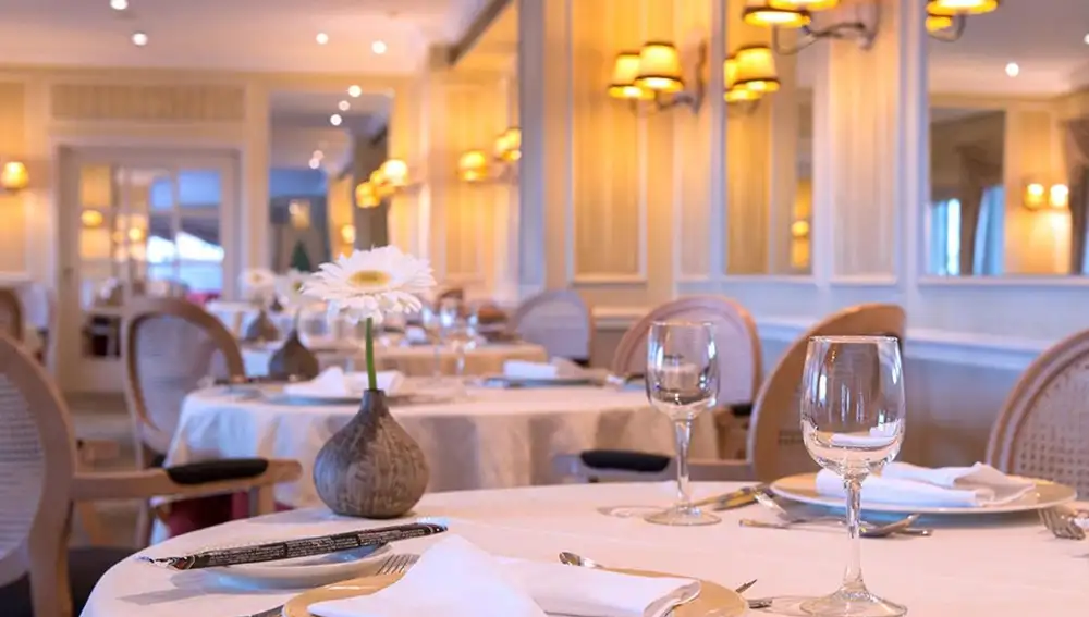 Interior de este bonito restaurante italiano