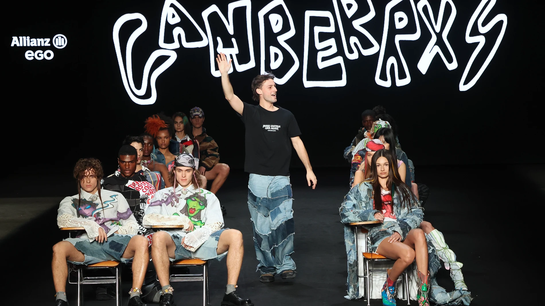 El diseñador vallisoletano Juan VG en la Fashion Week con sus diseños