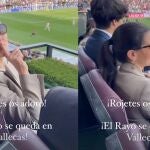 Rocío Monasterio recibe insultos en el palco de Vallecas