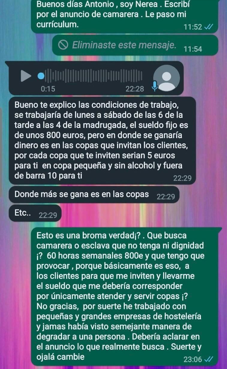 Conversación de WhatsApp 