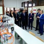 El consejero de Economía y Hacienda, Carlos Fernández Carriedo, y el rector de la Universidad de Salamanca, Ricardo Rivero, participaron este lunes en la inauguración de los nuevos laboratorios de la Escuela Técnica Superior de Ingeniería Industrial de la Usal en Béjar