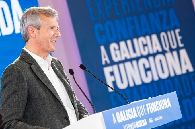Rueda, hoy, en la Junta Directiva del PPdeG.
