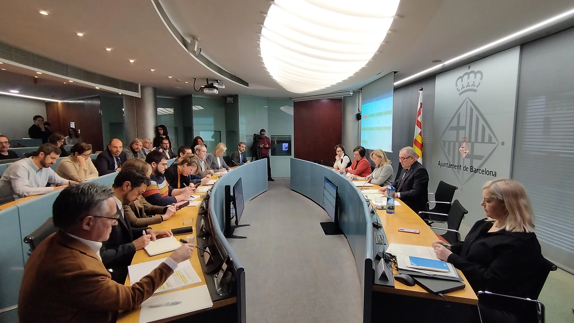 Comisión extraordinaria de Economía de Barcelona para tramitar los Presupuestos. EUROPA PRESS 20/02/2024