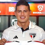 James Rodríguez con el Sao Paulo