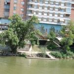 Río Pisuerga a su paso por Valladolid