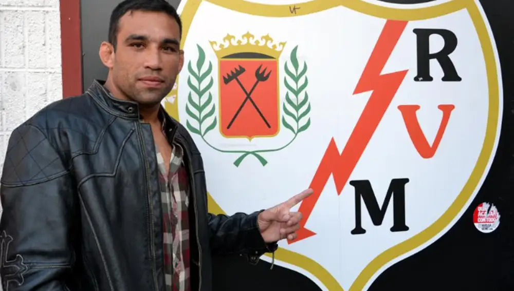 Fabricio siempre demostró su amor por el Rayo Vallecano