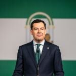 El presidente de la Junta de Andalucía, Juanma Moreno