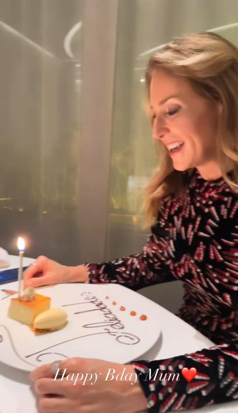 Carolina Molas celebra su 55 cumpleaños