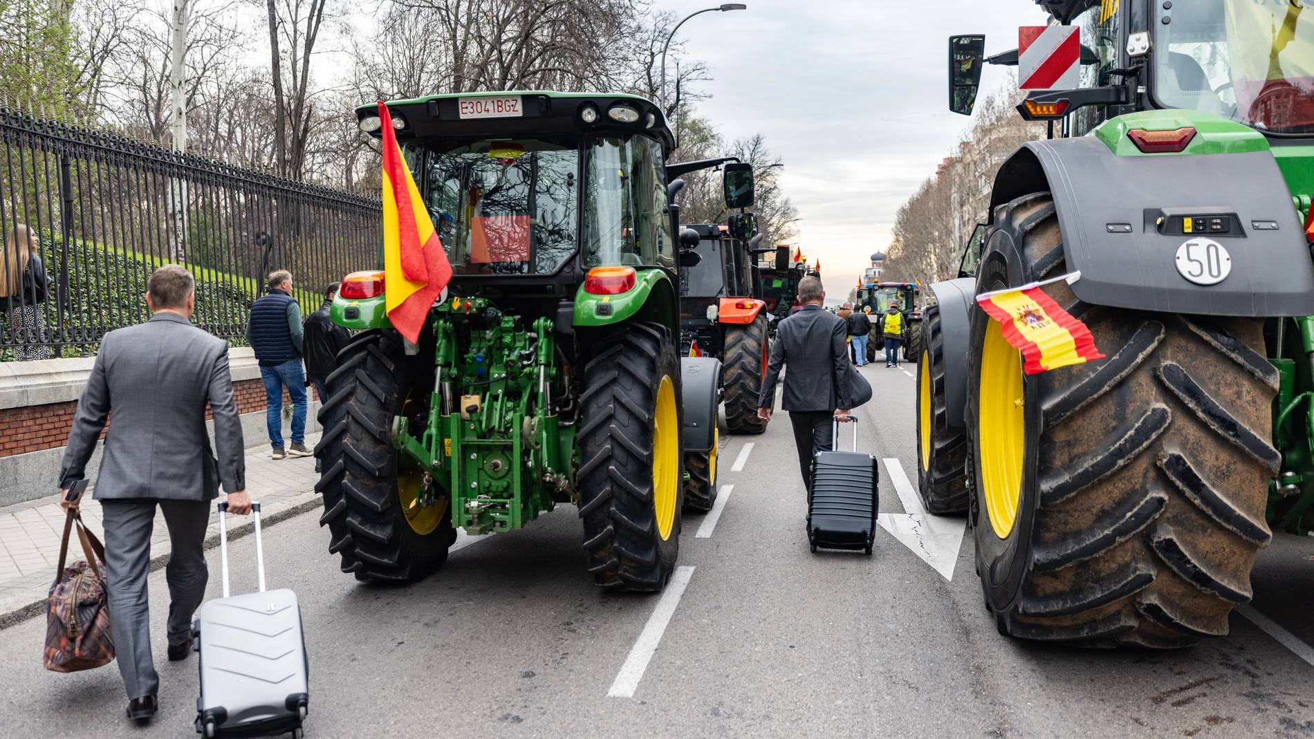 Tractorada en Madrid @Gonzalo Pérez Mata