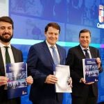 Mañueco, García-Gallardo y Fernández Carriedo presentan los presupuestos de 2024