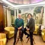 Encuentro con Manuel Campo Vidal en Roma