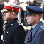 Los príncipes Guillermo y Harry