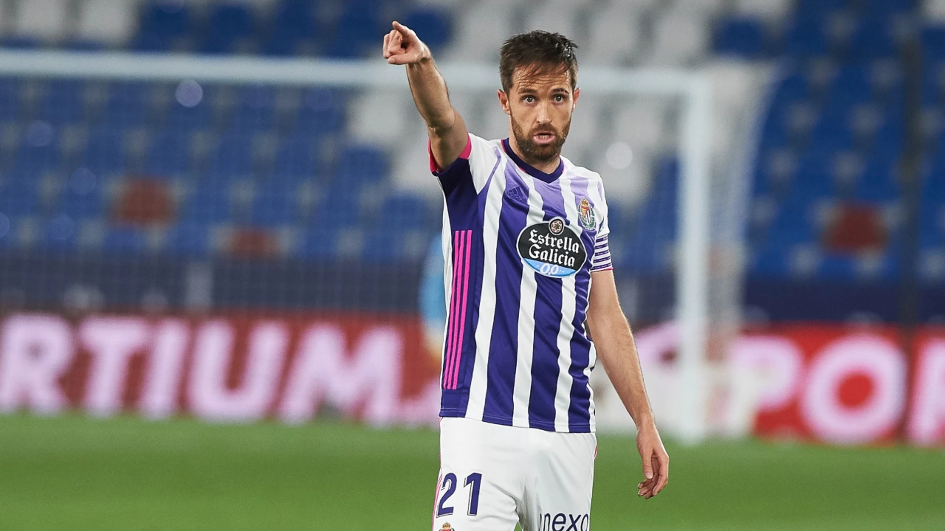 Michel Herrero, durante su etapa en el Real Valladolid