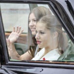 La princesa Leonor y la infanta Sofía
