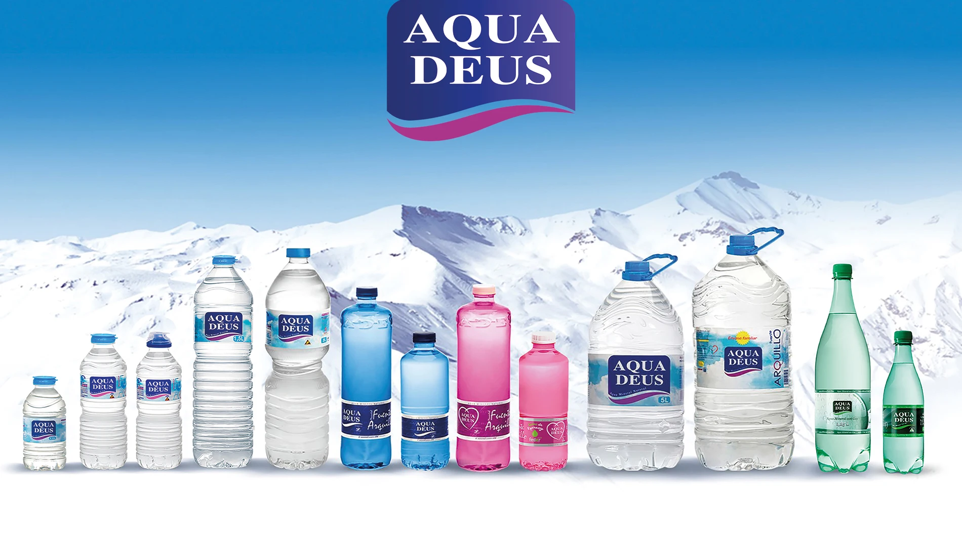Aquadeus está clasificada como agua bicarbonatada, cálcica e hiposódica, apta para preparar alimentos infantiles y dietas bajas en sodio