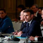 French President Emmanuel Macron hosts international conference in support of Ukraine