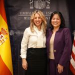 Yolanda Díaz en EEUU: "los algoritmos no andan solos por la calle"