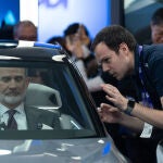El Rey llega al Mobile World Congress en Barcelona 