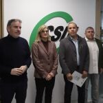 Reunión del Consejo Sindical de CSIF Zamora con el presidente autonómico, Benjamín Castro