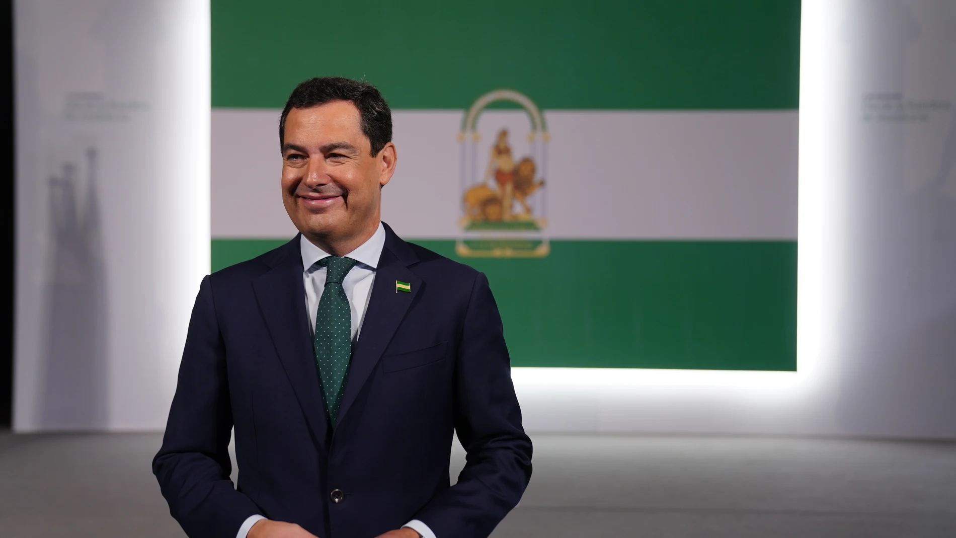El presidente de la Junta de Andalucía, Juanma Moreno