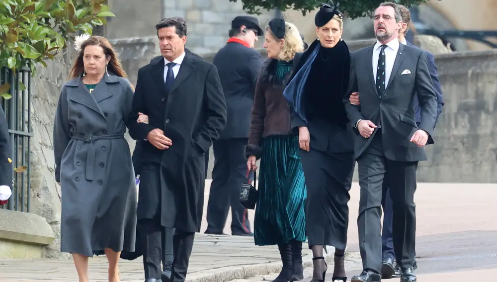Funeral por Constantino de Grecia en Londres