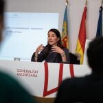 La consellera de Hacienda y portavoz del Consell, Ruth Merino