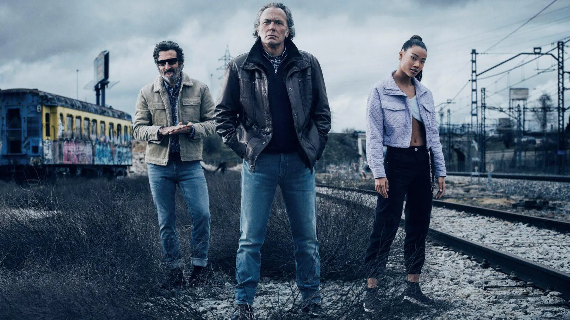Los protagonistas de la serie 'Entrevías'