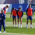 Entrenamiento del Atlético de Madrid