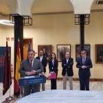 El consejero de Medio Ambiente, Universidades, Investigación y Mar Menor, Juan María Vázquez, intervino en la presentación de la primera microcredencial universitaria