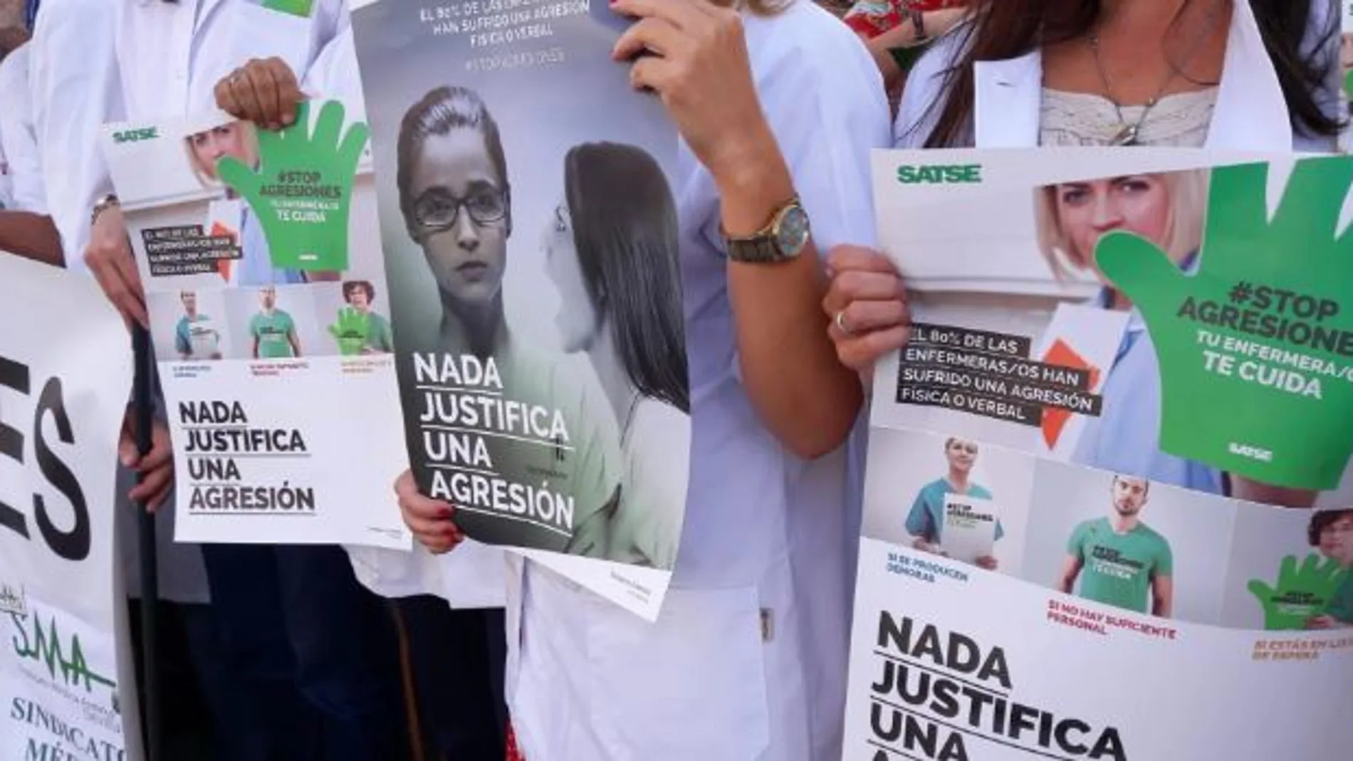 Campaña reivindicativa para evitar las agresiones a sanitarios