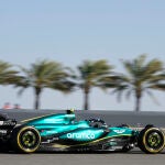 Alonso, en la primera sesión de entrenamientos en Baréin