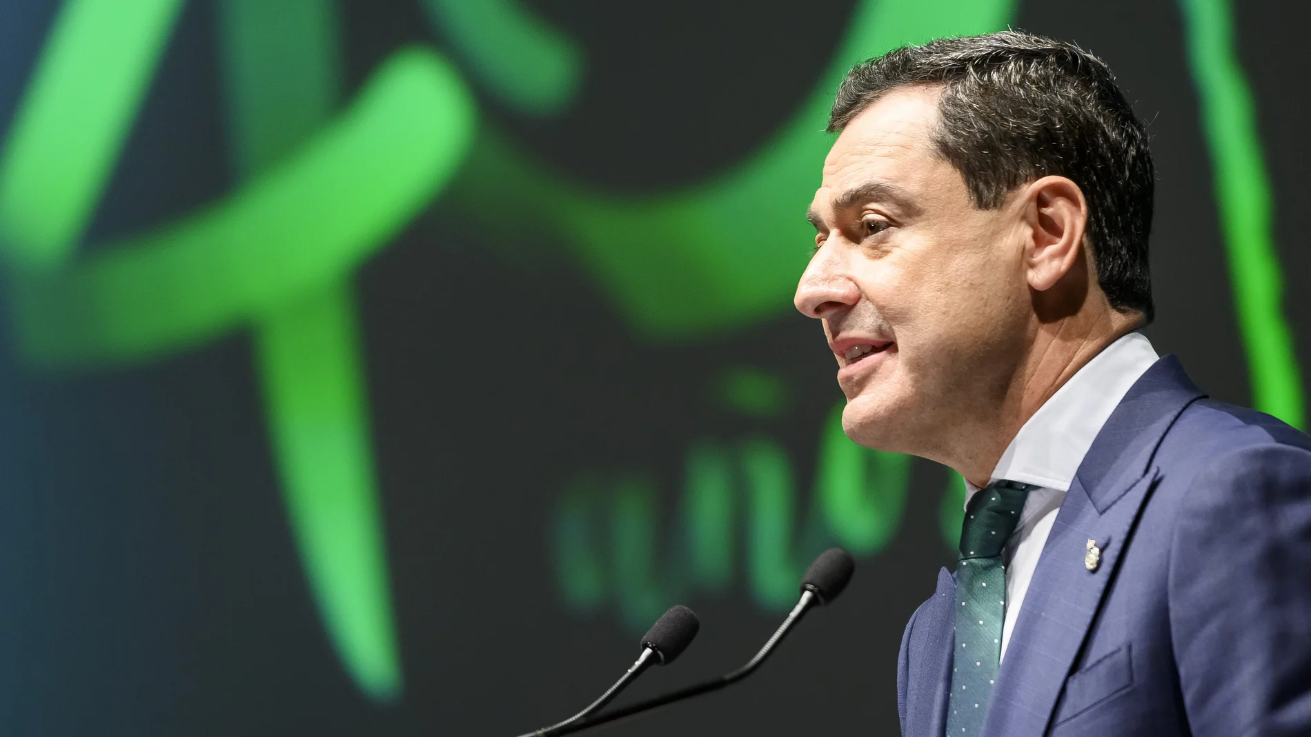 El presidente andaluz, Juanma Moreno