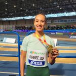 María Vicente, tras proclamarse campeona de España
