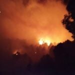 Incendio en Toga