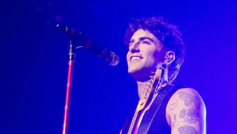 Álvaro de Luna en uno de sus conciertos