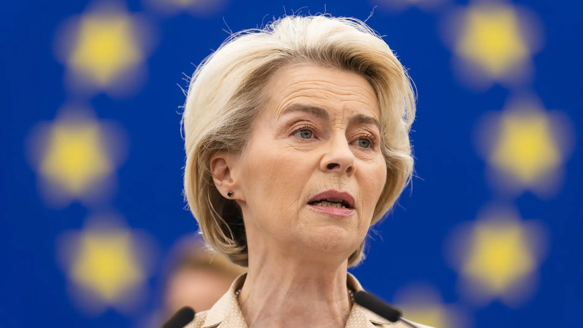 La presidenta de la Comisión Europea, Ursula von der Leyen