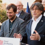 Puigdemont preside el acto de presentación del Gobierno del Consejo de la República