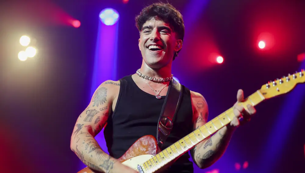 Álvaro de Luna en uno de sus conciertos