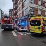 Incendio en una vivienda de León
